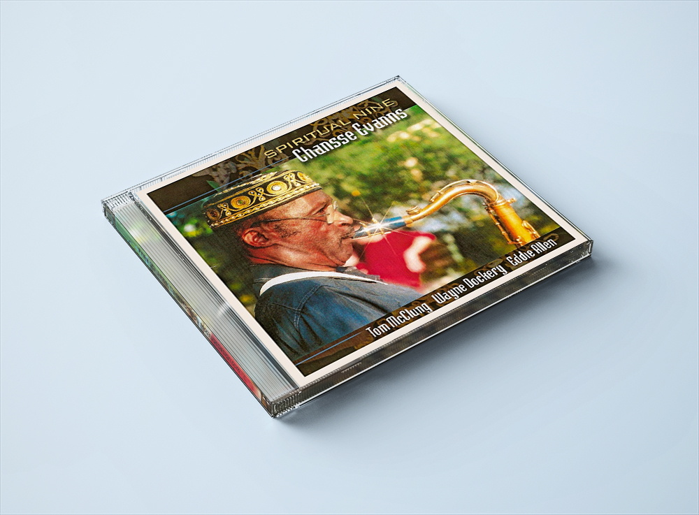 Chansse Evanns - Spiritual Nine - CD record - Jazz - photography Babatunde Banjoko