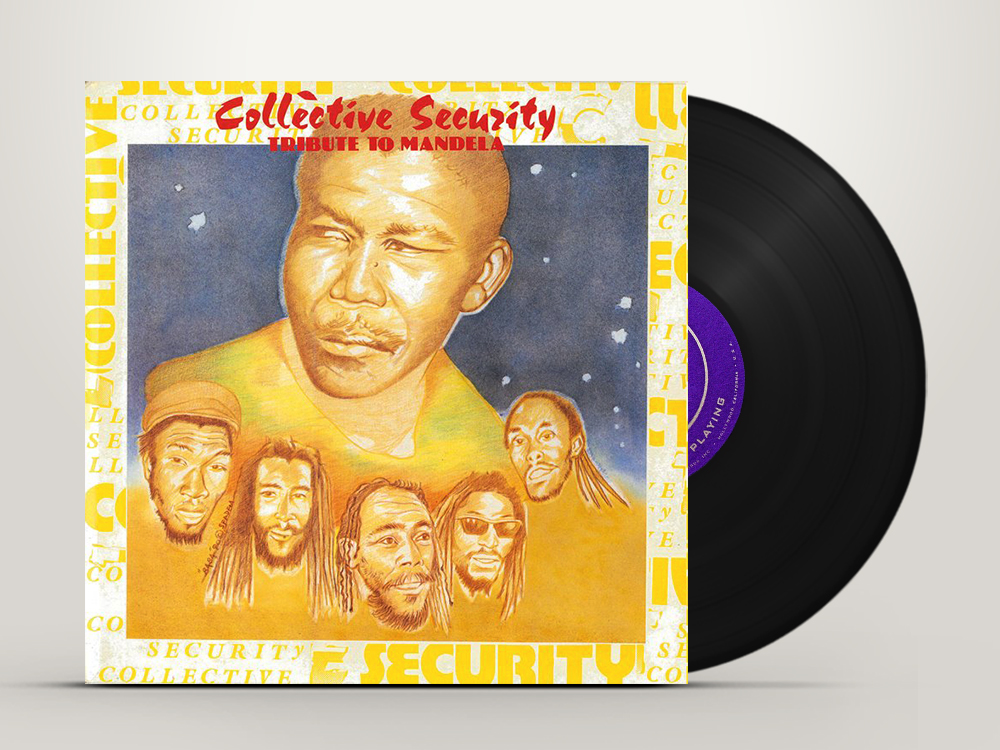 Gabriel Carb - Collective Security - Tribute To Mandela - Reggae - Cover design Babatunde Banjoko