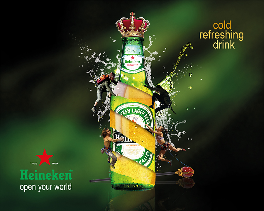 Heineken cold refreshing drink