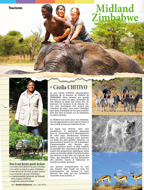 page 10 Tourisme: Midland Zimbabwe