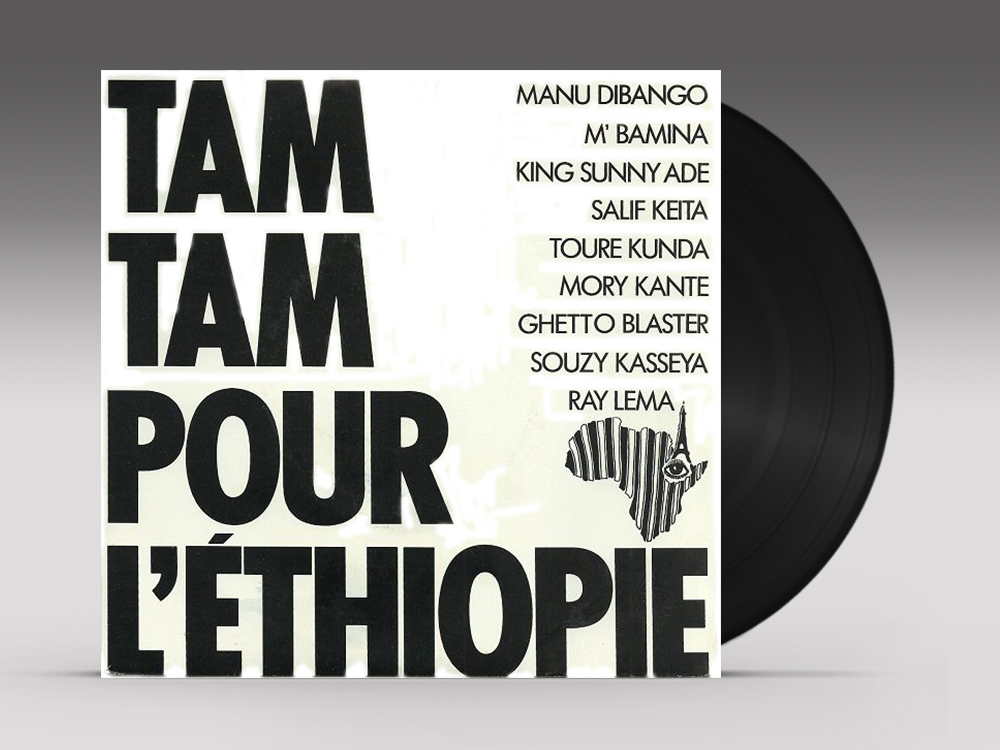 Manu Dibango - Tam Tam Pour L'Ethiopie pochette de Babatunde Banjoko