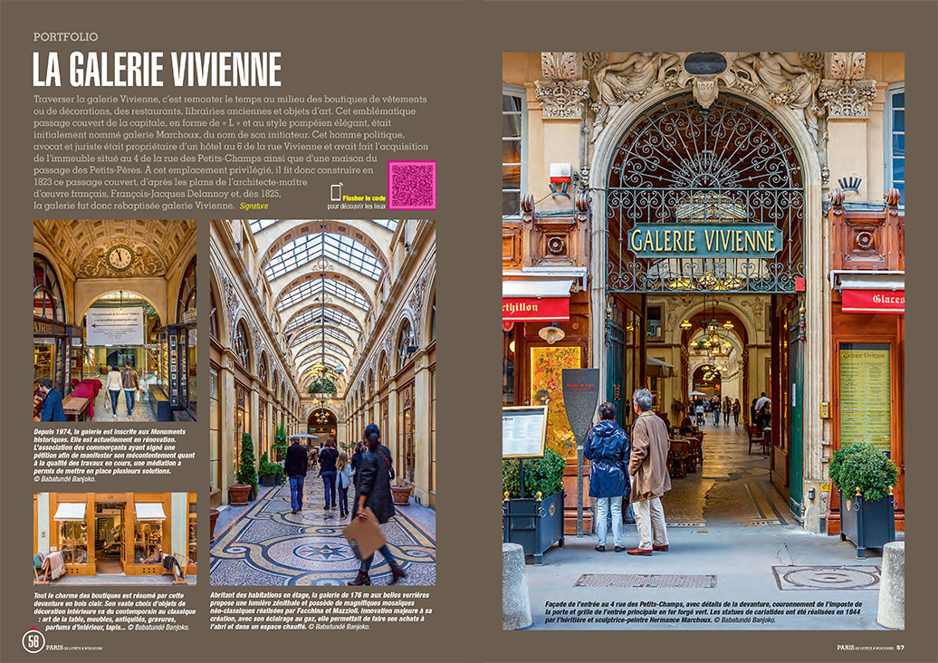 Pages 56-57 : Galerie Vivienne, dec 2018