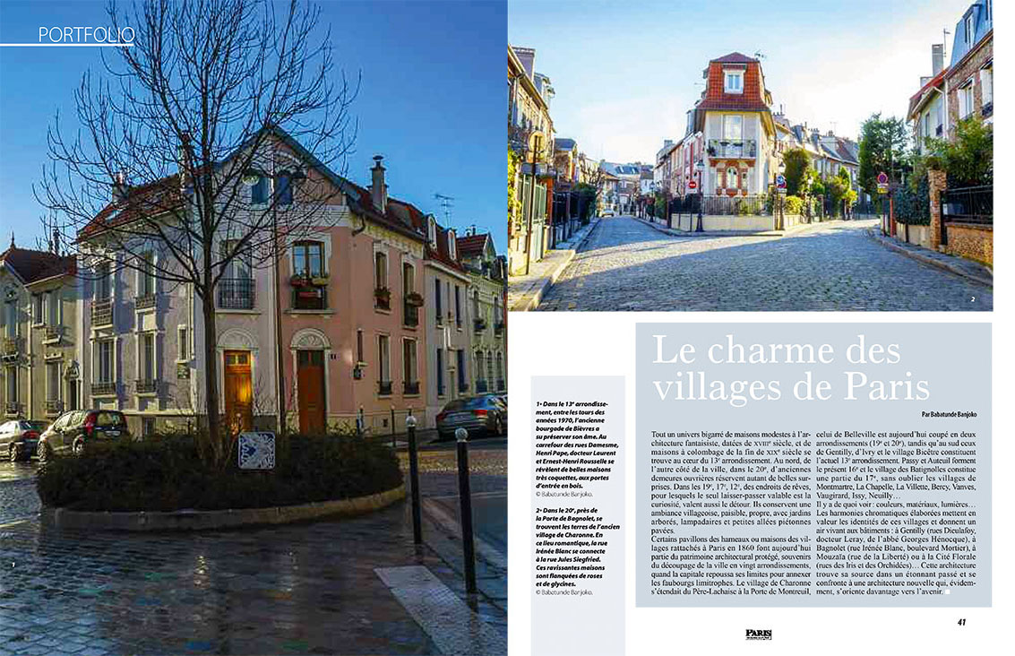 Pages: Le Charme des villages de Paris, août 2016