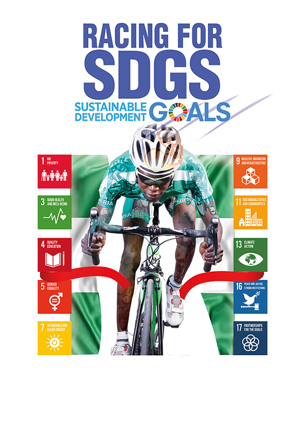 Racing for SDGs Sustainable Development Goals Billboard 2018