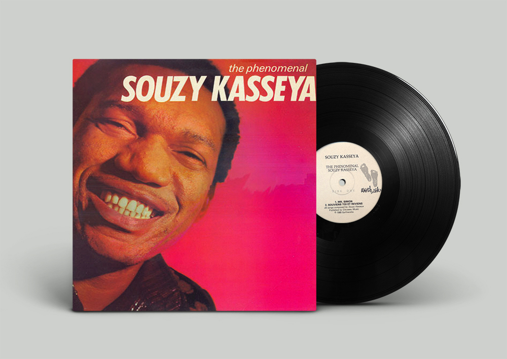 Souzy Kasseya - The Phenomenal - Earthworks Records Logo and Label design Babatunde Banjoko