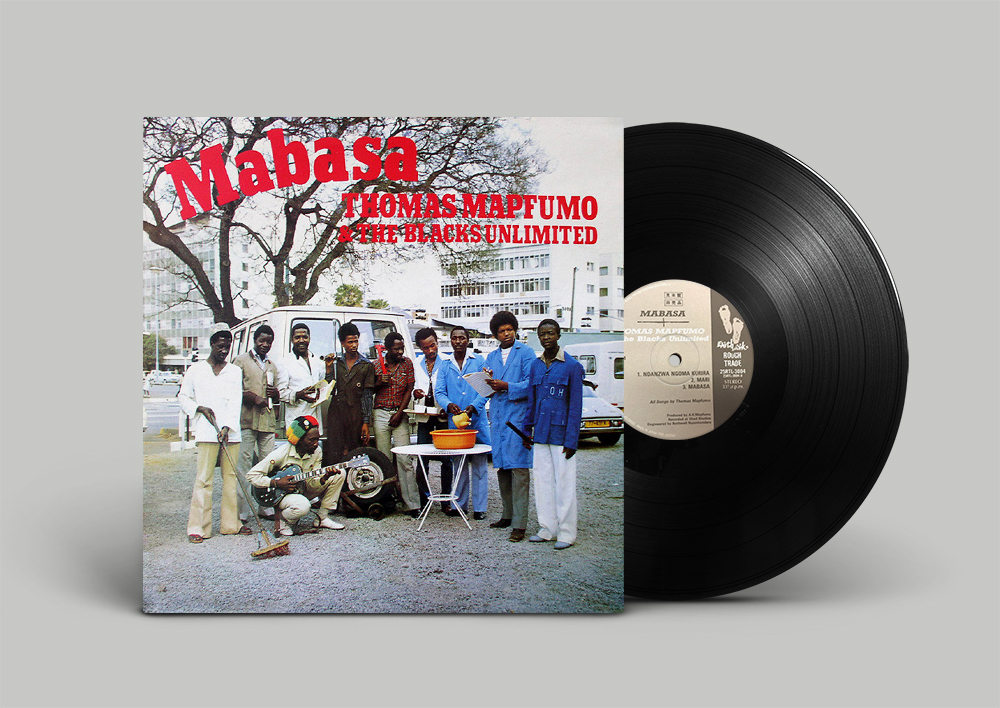 Thomas Mapfumo - MABASA - Earthworks Records Logo and Label design Babatunde Banjoko