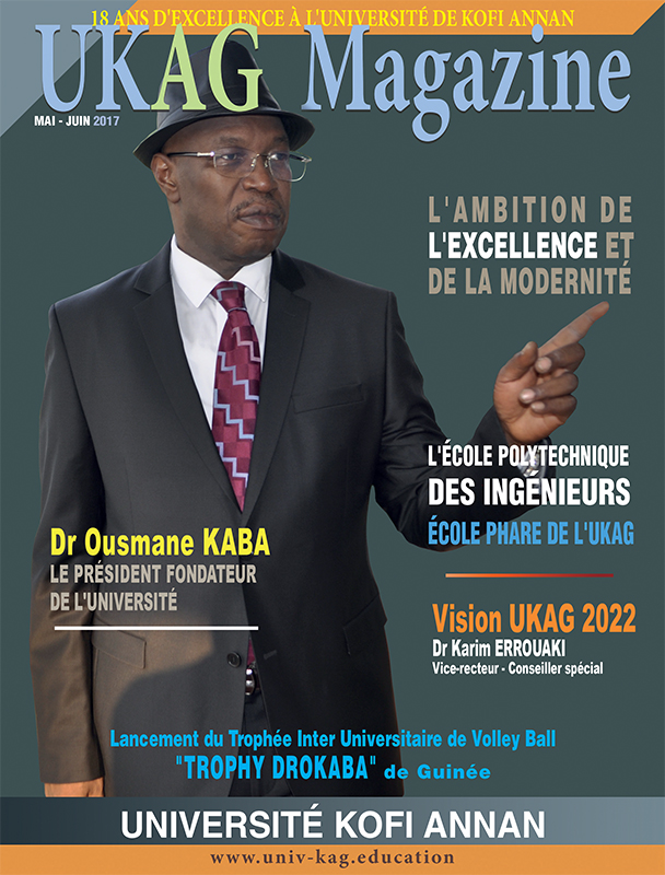Université Kofi Annan Guinée Conakry magazine, édition mai-juin 2017