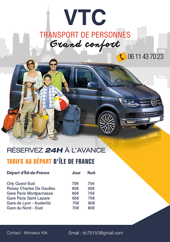 VTC transport de personnes design Babatunde Banjoko