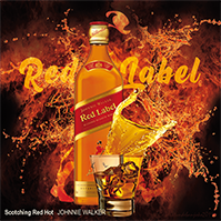 Red Label, Scotching Red Hot - Johnnie Walker