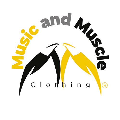 Music and Muscle logo; Londres-design Babatunde BANJOKO