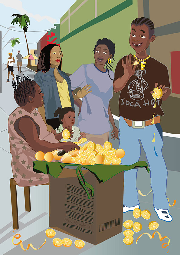 Illustrations babatunde banjoko studio graphique Paris